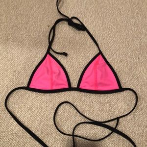 pink triangle Victoria’s Secret bikini
